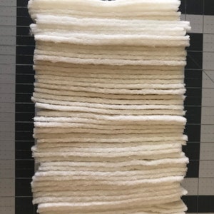 Set of 50 ~ 5" Precut Quilt Batting Squares, Rag Quilts, Hobbs Heirloom Batting