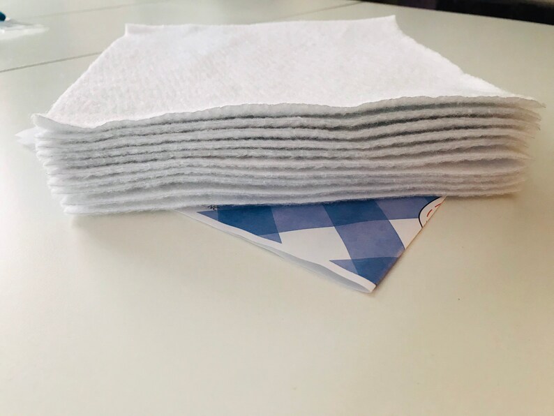 Twenty ~ 10" Squares Insul-Bright Insulated Batting Precut Squares for Pot Holders