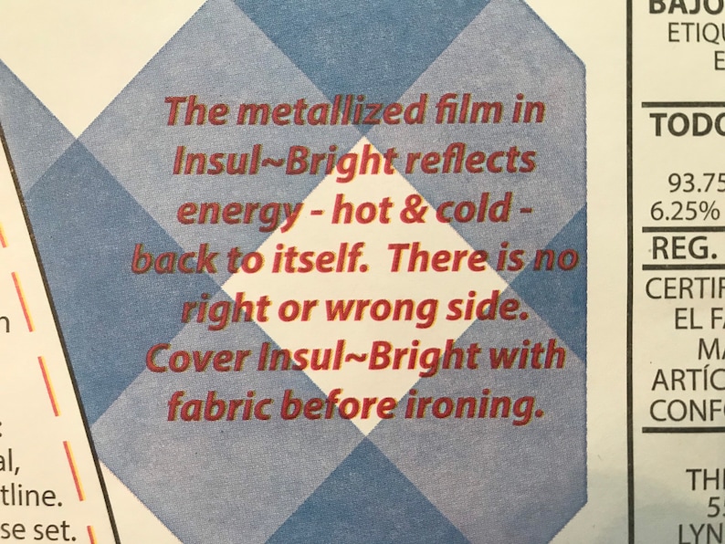 2 Yards Insul-Bright Heat Resistant Insulated Batting for Pot Holders, 45" wide