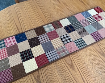 Handmade Fall Quilted Table Runner – Autumn Kitchen Dining Table Decor, 13x40