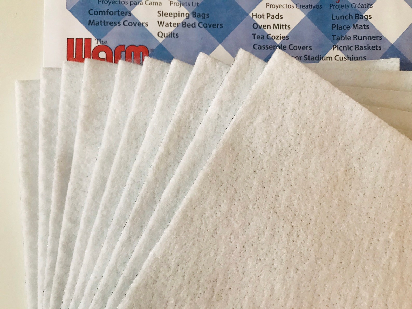 Twenty 7 Squares Insulbright Insulated Batting Precut Squares for Pot