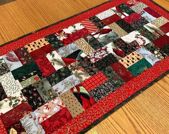 Handmade Christmas Runner, Christmas Decor, 20" x 40"