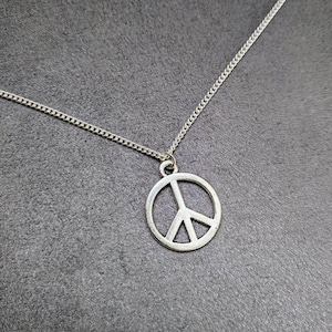Peace Necklace, Peace Sign Necklace, Peace Symbol Necklace, Peace Jewellery, Peace Sign Jewellery, Peace Symbol Jewellery, No War