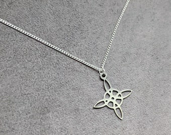 Witches Knot Necklace, Witches Cross Necklace, Witch's Knot Necklace, Witch's Cross Necklace, Witch Necklace, Wicca Necklace, Wiccan, Pagan