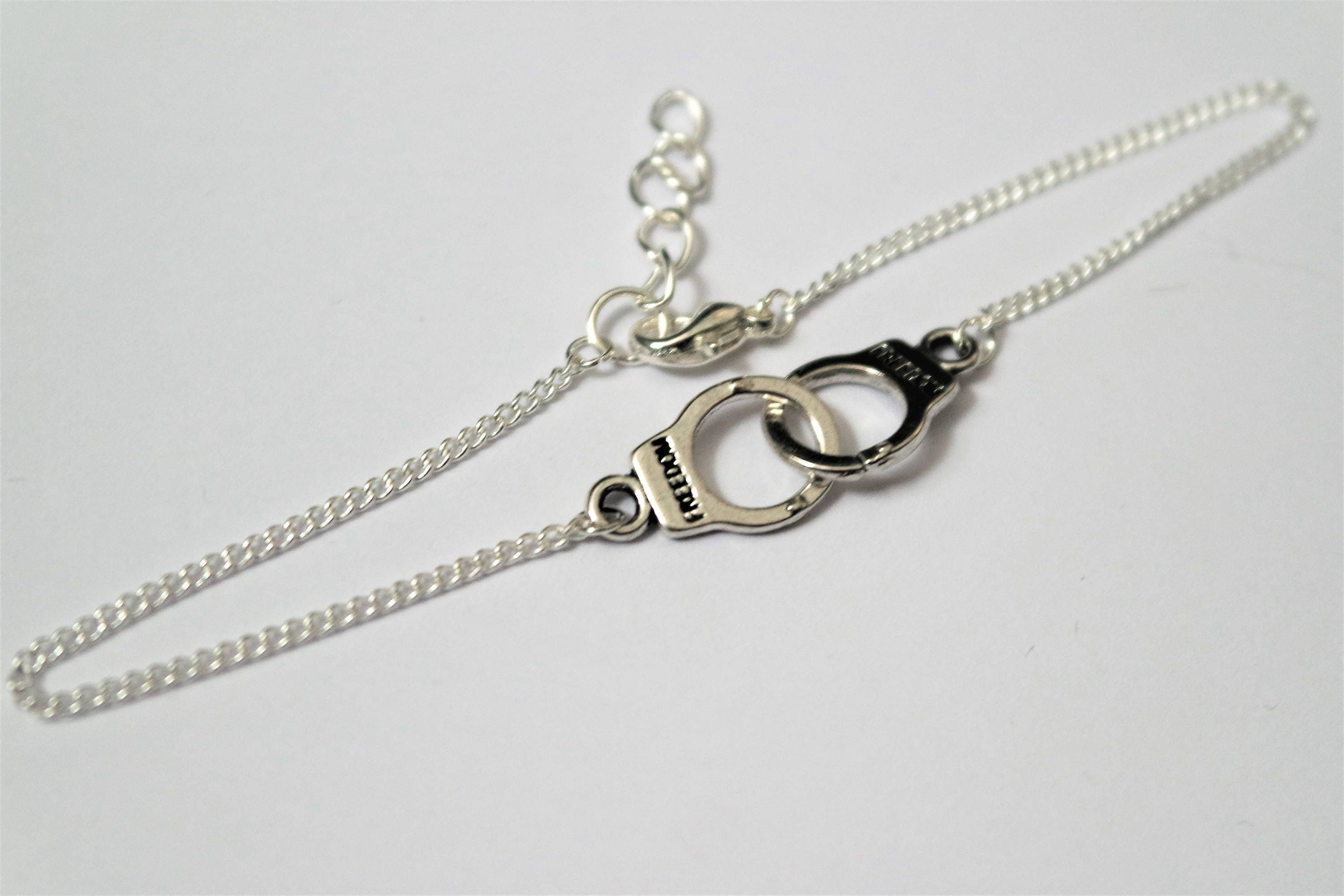 Handcuff Anklet Handcuff Jewellery Handcuff Ankle Bracelet Etsy UK