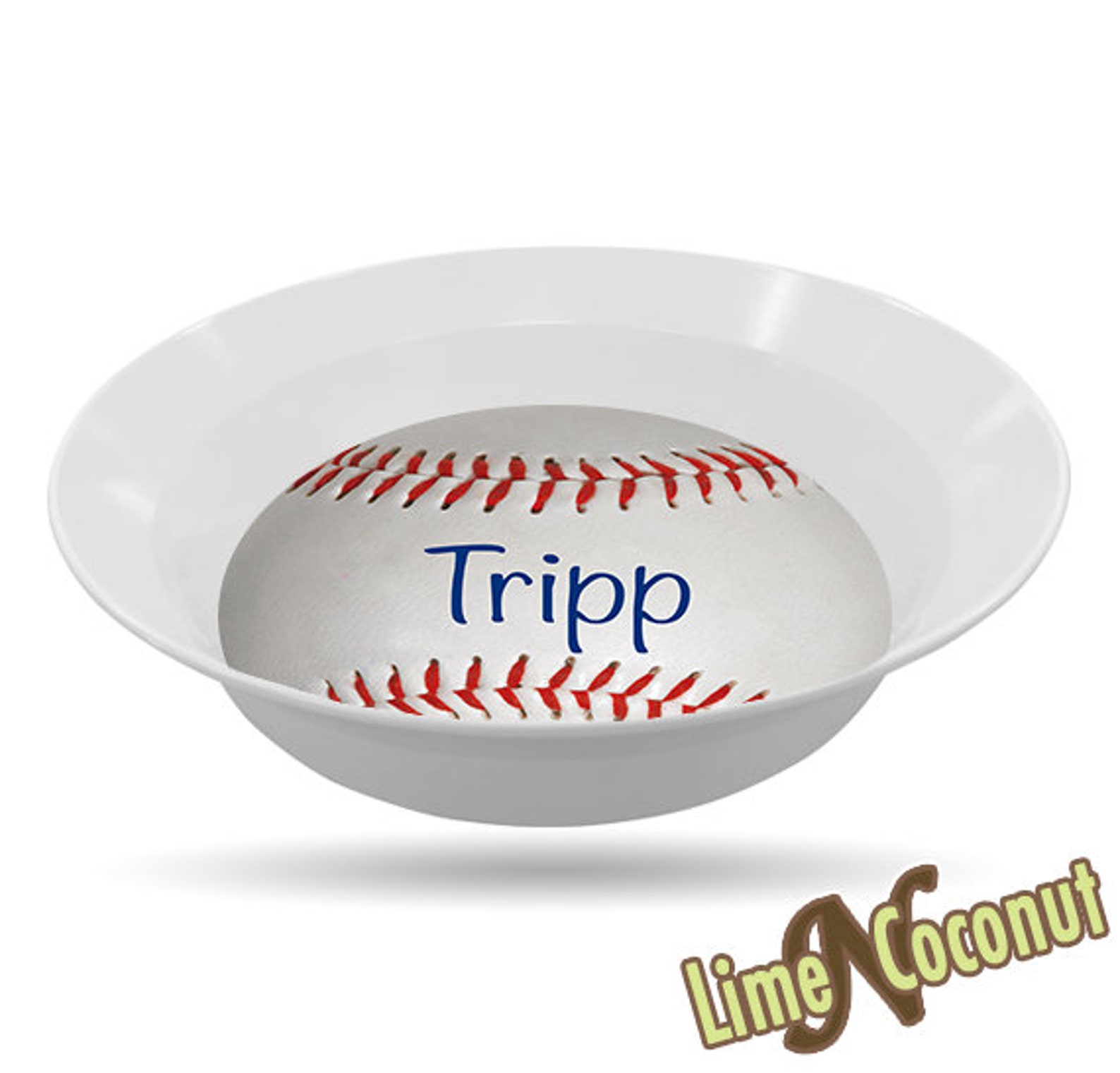 Baseball BOWL Baseball Dish Kids Dinnerware Childrens Etsy