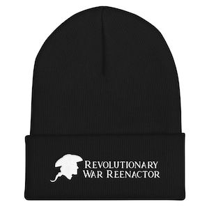 Reenactor Beanie - Revolutionary War Reenactor - Historical Reenactment - Living History - Colonial - 18th Century