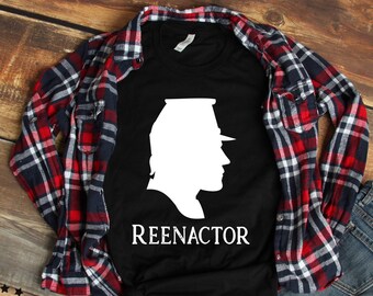 Civil War Reenactor Unisex T Shirt, Historical Reenactment, Living History, 19th Century