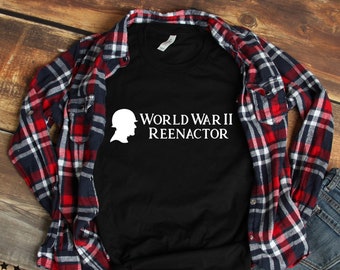 World War II Reenactor Unisex T Shirt, rievocazione storica, Storia vivente