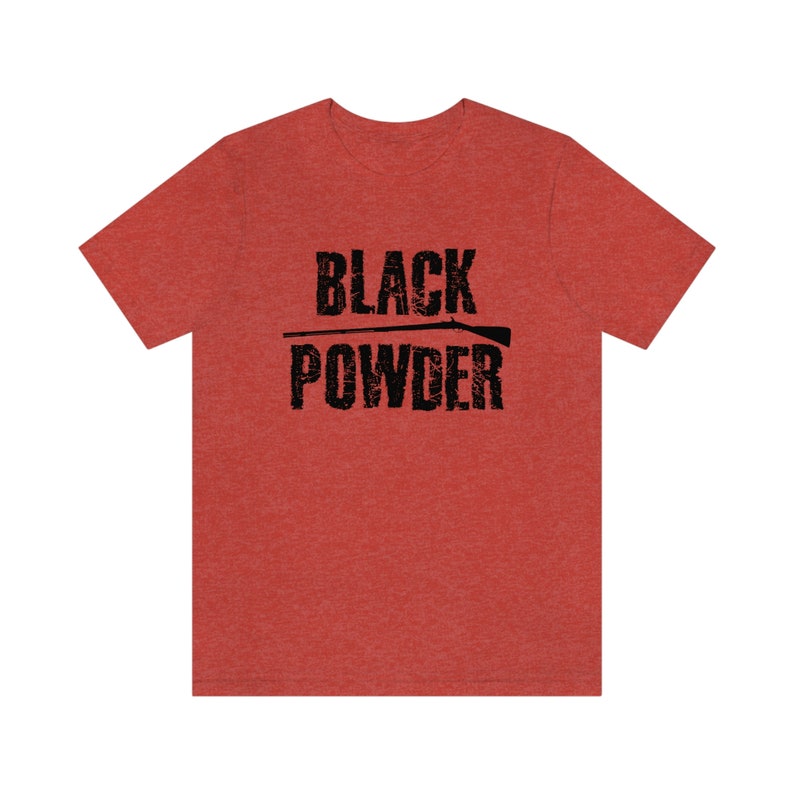 Black Powder Muzzleloader Short-Sleeve Unisex T-Shirt Reenactor Historical Reenactment Living History Flintlock image 5