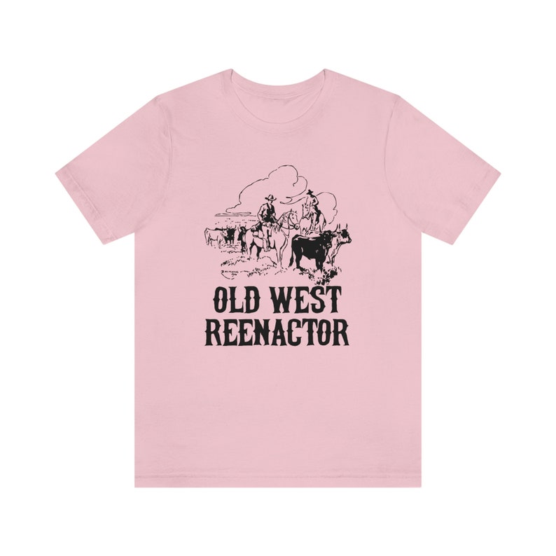 Old West Reenactor Unisex Camiseta, Recreación histórica Historia viva, Salvaje Oeste, Siglo 19, Vaquero imagen 8