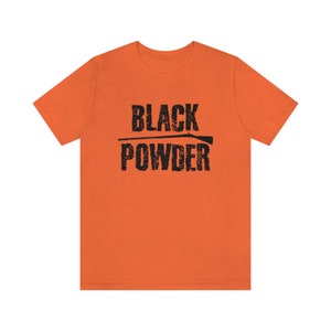 Black Powder Muzzleloader Short-Sleeve Unisex T-Shirt Reenactor Historical Reenactment Living History Flintlock image 7