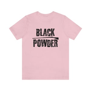 Black Powder Muzzleloader Short-Sleeve Unisex T-Shirt Reenactor Historical Reenactment Living History Flintlock zdjęcie 8