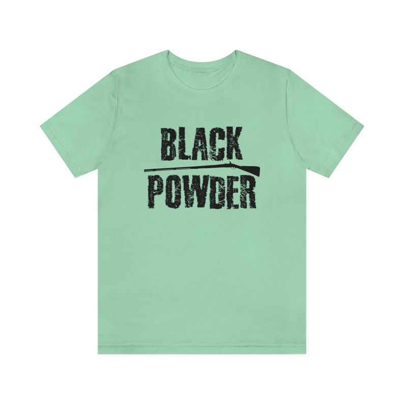 Black Powder Muzzleloader Short-Sleeve Unisex T-Shirt Reenactor Historical Reenactment Living History Flintlock zdjęcie 6