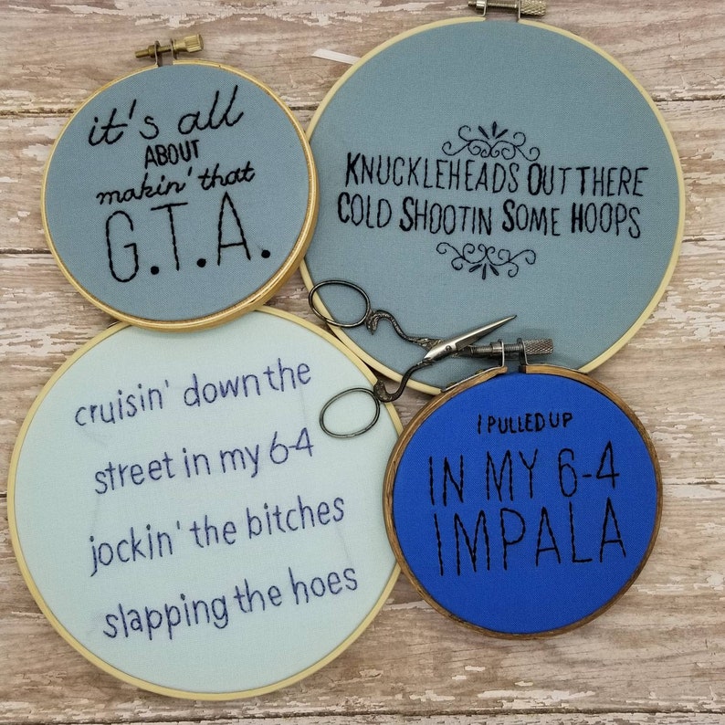 Boyz in the Hood Lyrics Easye Ft Ice Cube Purchase One or Etsy