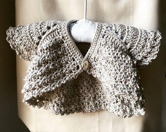 Frilly Newborn Cardi