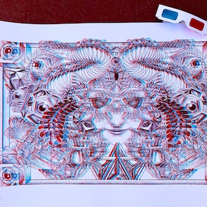 Occhiali store 3d anaglifici