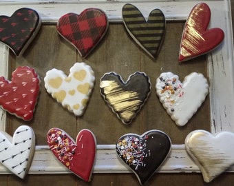 Valentine Hearts - One Dozen