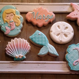 Mermaid coookies - One Dozen