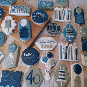 Birthday Cookies - One Dozen