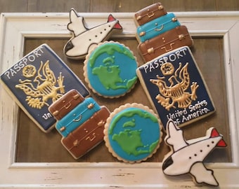 Travel cookies - Foreign Exchange Student Cookies - 1 Dozen