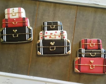 Suitcase cookies!  For wedding showers, travel themed parties or get-aways!