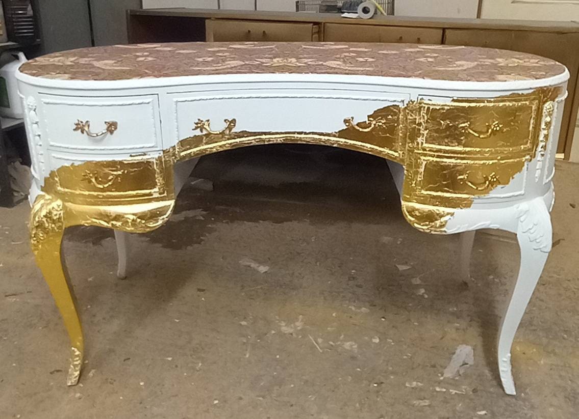 French Dressing Table White and Gold. Painted Upcycled Bedroom Furniture SOLD Commissions Available. - Etsy French Dressing Table White and Gold. Painted Upcycled Bedroom Furniture SOLD Commissions Available. - Etsy