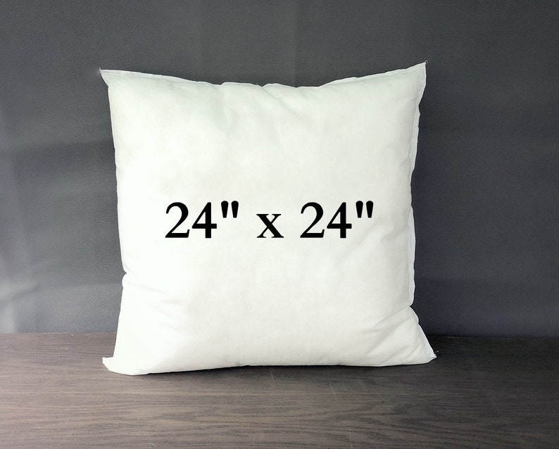 Pillow Insert 24x24 Inches Pillow Form Square Pillow Etsy