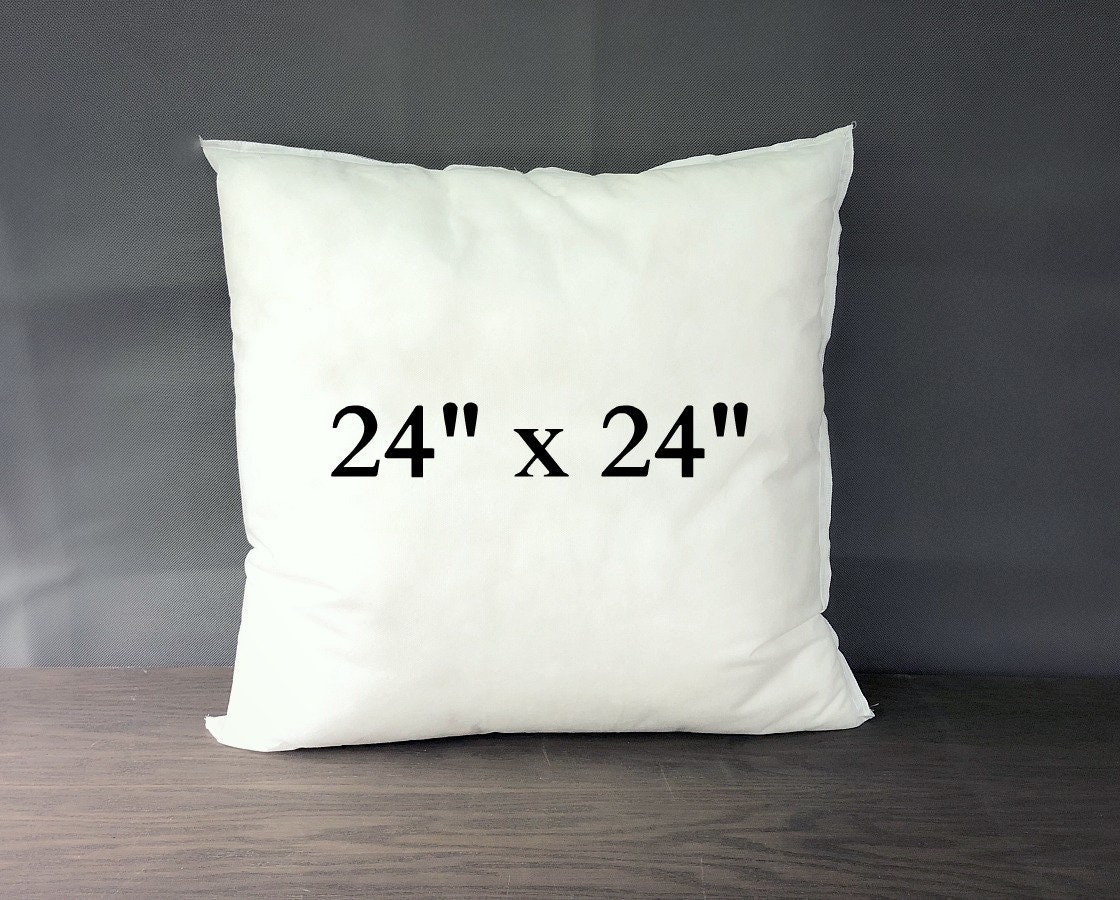Pillow Insert 24x24 Inches Pillow Form Square Pillow Etsy