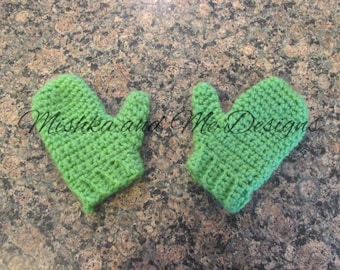mittens, toddler mittens crochet pattern