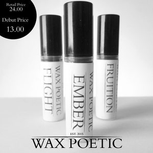 Sample Set of Wax Poetic Collection:  Luxury Fashion Fragrance, Floral Green Poetry Inspired Perfume Collection, Eau de Parfum Variety Pack