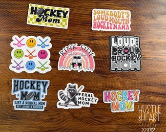 Bright & Sassy Hockey Mom Sticker Bundle