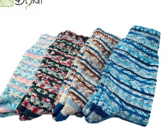 Knitted cotton socks - size approx. 38/39