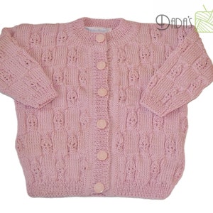 Baby jacket Maria knitted size ca. 68 image 1