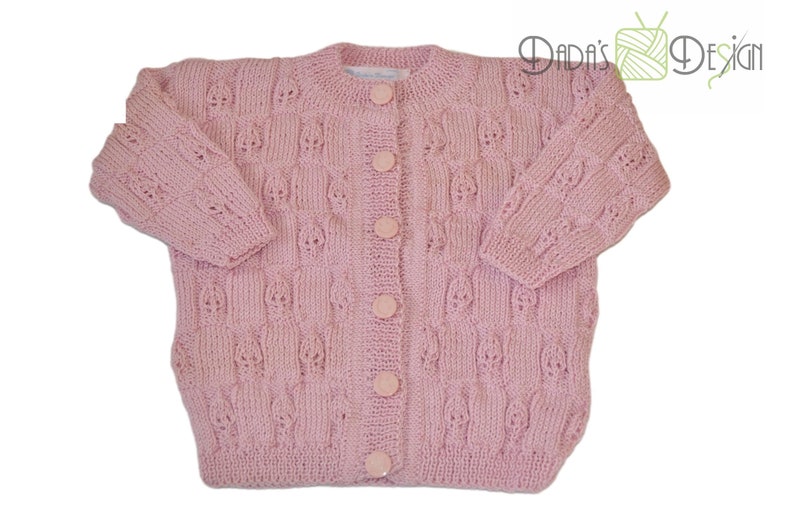 Baby jacket Maria knitted size ca. 68 image 1