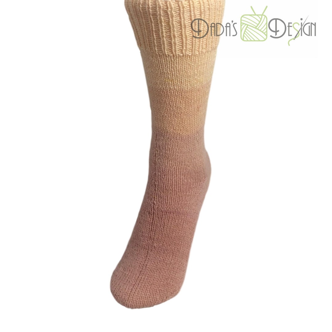 Knitted Socks regia Pairfect Color Powder Size Etsy UK