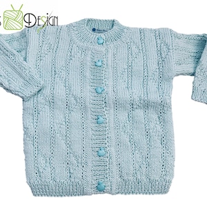 Knitted jacket &quot;Jules&quot; baby, child - size approx. 68 - 74
