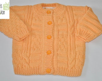 Gestrickte Jacke "Michaela" Baby, Kind - Gr.62/68