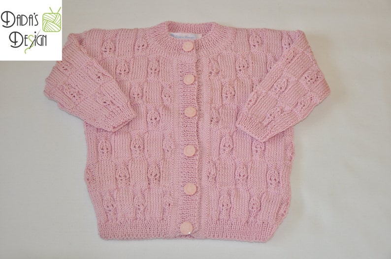 Baby jacket Maria knitted size ca. 68 image 2