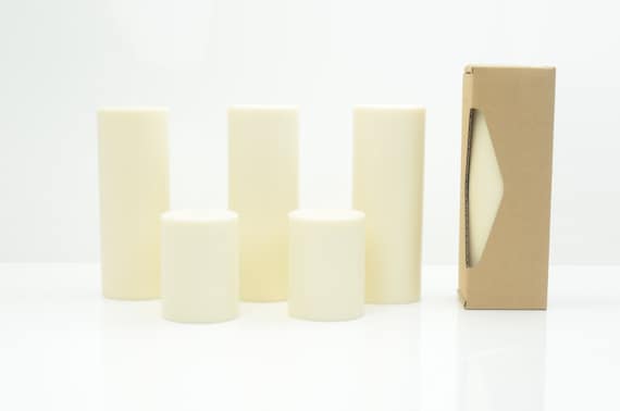 Soy Pillar Candles. Handmade in the UK with a Pure Cotton Wick. Vegan Friendly.