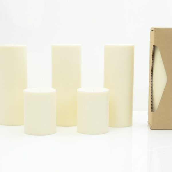 Soy Pillar Candles Etsy UK