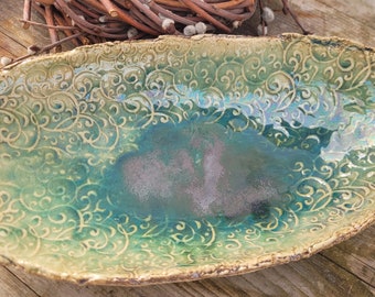 1 oval bowl