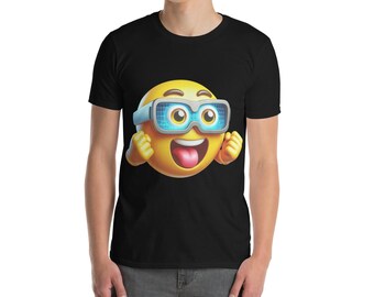 Gamer Mode Emoji T-Shirt: Funny VR Gaming Tee