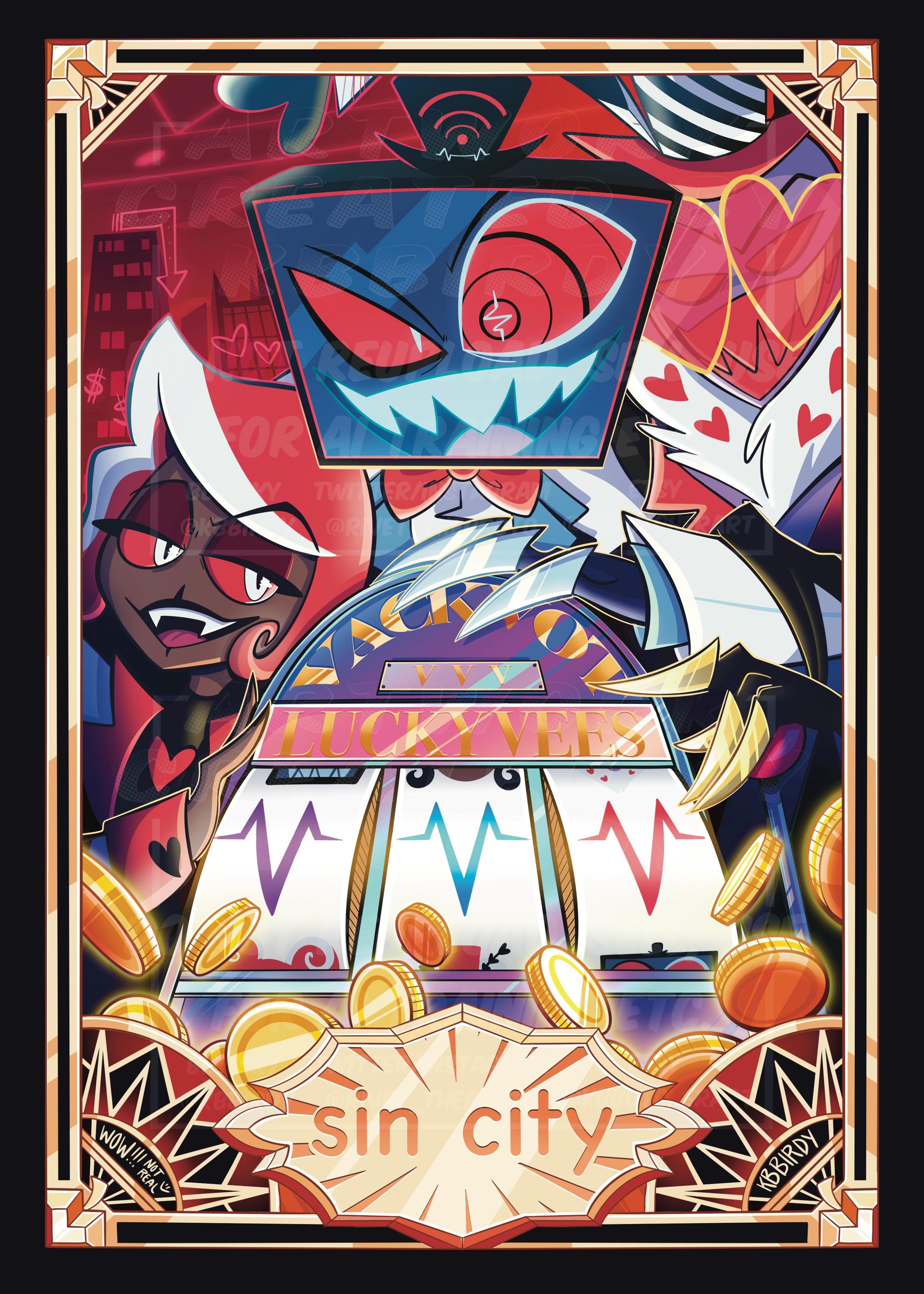 Hazbin hotel pin - Etsy 日本