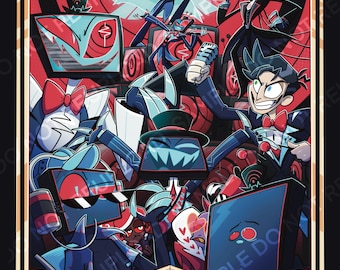 Hazbin Hotel Vox Chains Print - Etsy