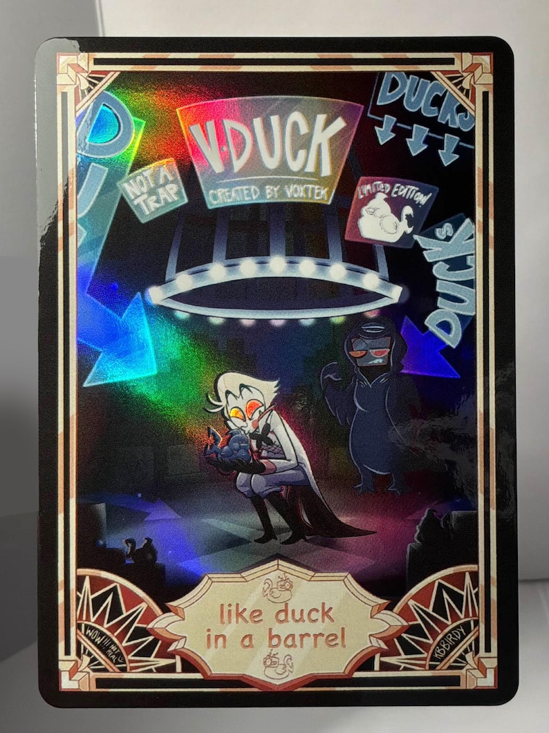 Duck in a Barrel Card - Etsy