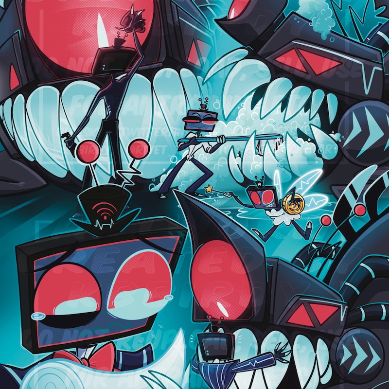 Hazbin Hotel Vees Print - Etsy