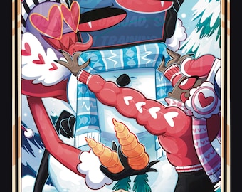 Voxxie the Snowman Card
