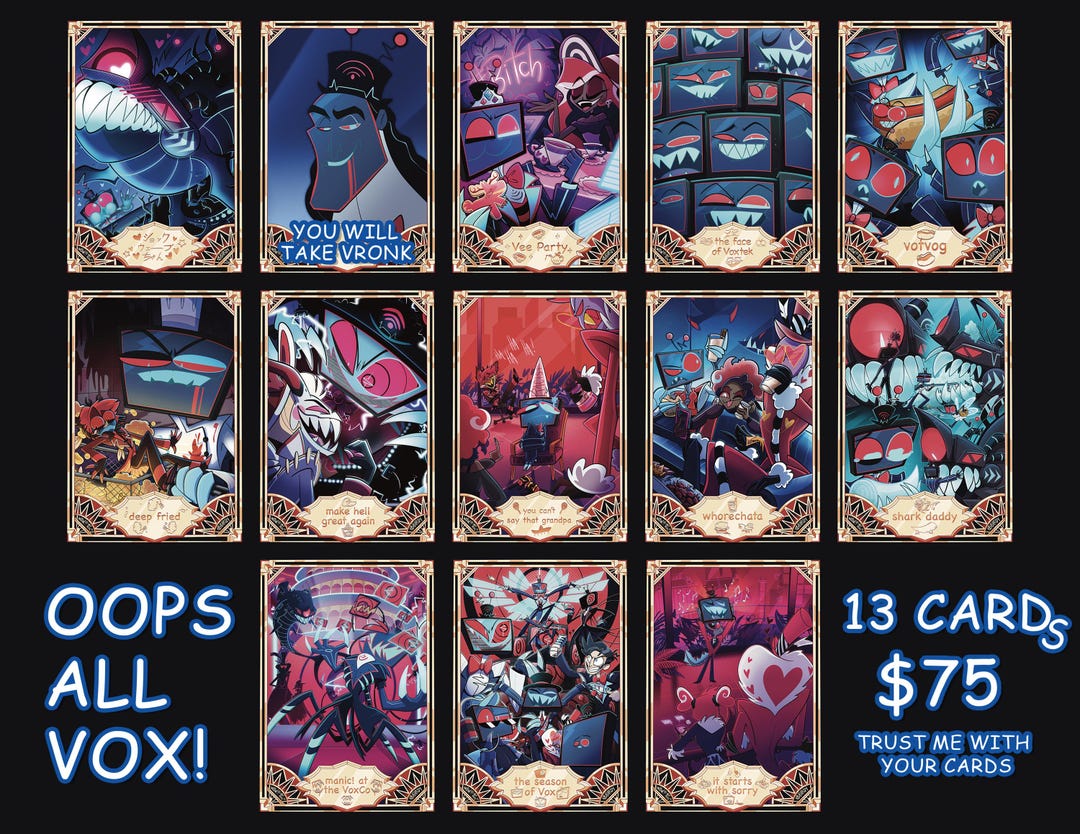Vancards Oops All VOX Value Pack! (13 Cards!) - Etsy Denmark