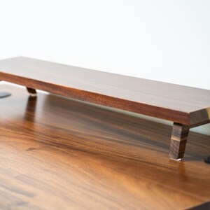 Monitor Stand - Wood Monitor Stand | Desk Shelf | Monitor Riser | Monitor Shelf | Desk Organizer | Walnut Monitor Stand | Desk Accessories